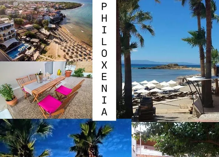 Philoxenia! Beachfront House With Garden On The Sand Дом отдыха *